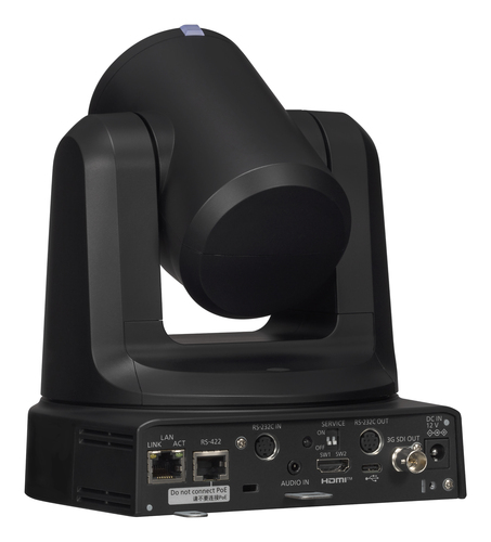 Panasonic AW-UE20 PTZ camera with PoE setup for conference room installations