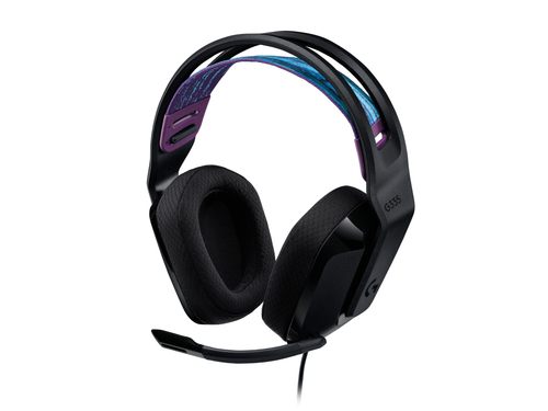 Logitech G G335, Wired, 20 - 20000 Hz, Gaming, Headset/Headphones, Black