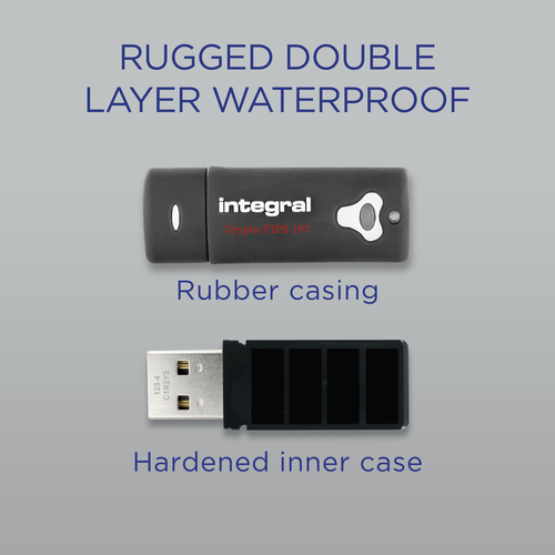 Integral 8GB HARDWARE ENCRYPTED USB 3.0 DRIVE USB Type-A Flah Drive
