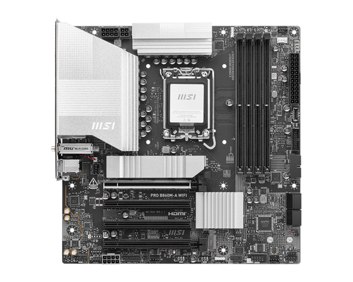 MSI PRO B860M-A WIFI Micro ATX LGA1851 Motherboard