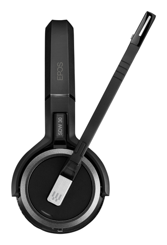 EPOS IMPACT SDW 5031, Monaural +DECT Dongle, Wireless, 50 - 7500 Hz, Headset/Headphone, Black