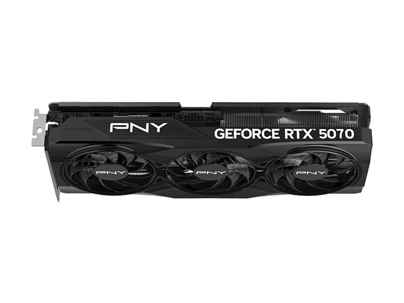 PNY GeForce RTX 5070 OC, 12 GB, GDDR7, PCI Express 5.0 x16 Graphics Card