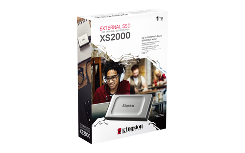 Kingston Technology 1000G XS2000, USB-C 3.2, 2000 MB/s Portable SSD