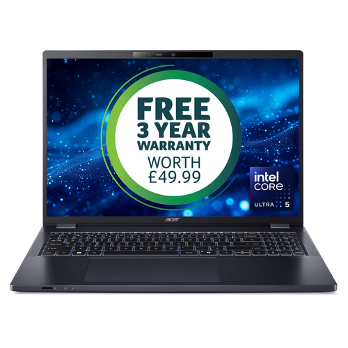 Acer TravelMate P4 Intel Core Ultra 5 125U, 16GB 512GB SSD 16" WUXGA Win11Pro Notebook