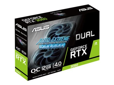 ASUS DUAL-RTX3060-O12G-V2-OC 12GB GDDR6 PCIe 4.0 x4 Graphics Card