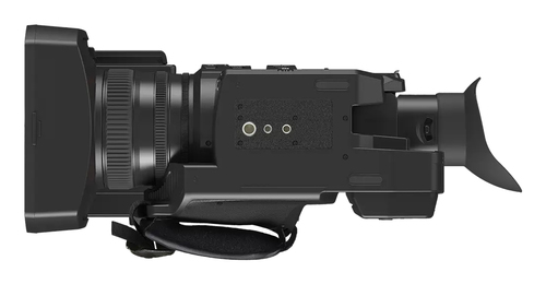 Panasonic HC-X20 4K Ultra HD camcorder rear controls for manual video adjustments