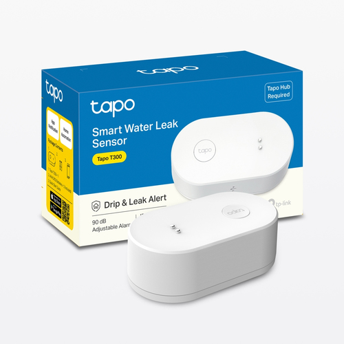 TP-Link Tapo T300 V1, Smart Water Leak Sensor with 2 AAA batteries