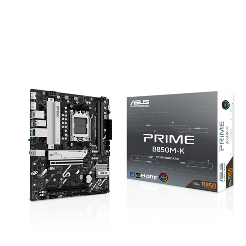 ASUS PRIME B850M-K AMD mATX DDR5-SDRAM, 128 GB