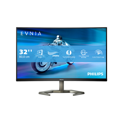 Philips Momentum 32M1C5200W LCD monitor image showing 1920x1080 gaming screen clarity