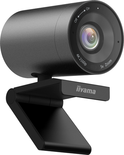 iiyama UC-CAM10PRO-1 4K USB Webcam with 8.46MP sensor and 5x digital zoom