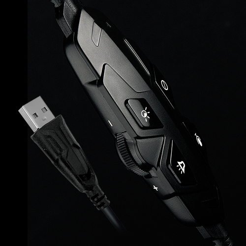 Veho Alpha Bravo GX-2 with UBU 7.1 Surround Sound, Wired, 20 - 20000 Hz, Gaming, Headset/Headphone, Black
