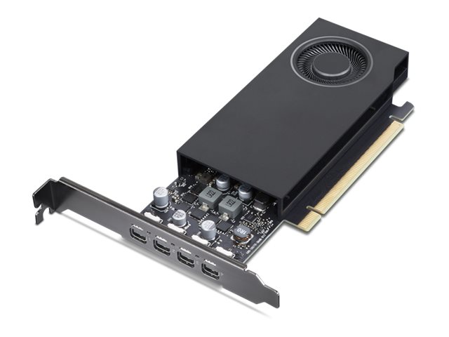 Lenovo (4X61Q73041), RTX A1000, 8 GB, GDDR6, 128 bit, PCIe x8 4.0 Graphics Card