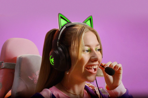 Razer Kraken Kitty V2, Wired, Gaming, 20 - 20000 Hz, Headset/Headphones, Black