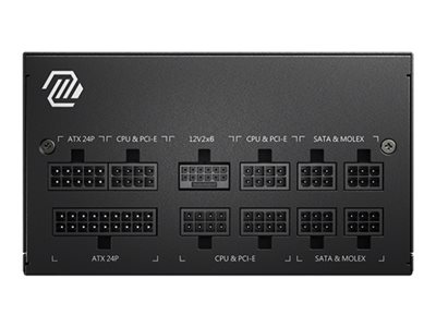 MSI (MAG A850GL PCIE5), 850 W, 100 - 240 V, 47 - 63 Hz, 8 A, 4 A, Power Supply