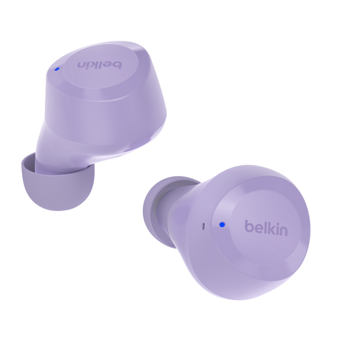 Belkin SoundForm Bolt, Wireless, Headset/Earbuds, Lavender