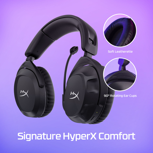 Cloud Stinger 2 Wireless, 10 - 20200 Hz, Gaming Headset/Headphones, Black
