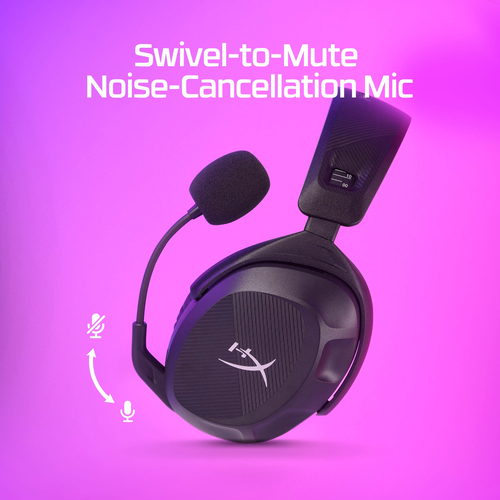 Cloud Stinger 2 Wireless, 10 - 20200 Hz, Gaming Headset/Headphones, Black