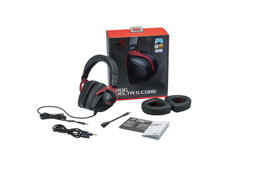 ASUS ROG Delta S Core, Wired, Gaming, 20 - 40000 Hz, Headphones, Black