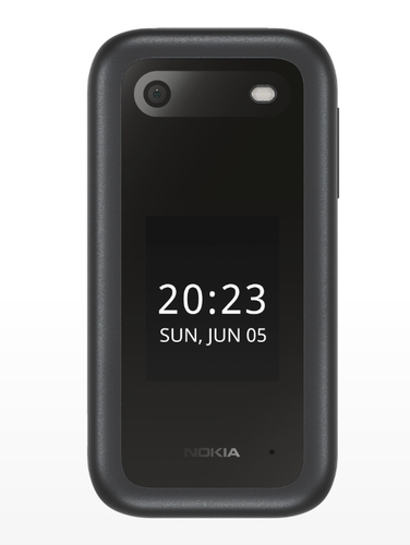 Nokia 2660 Flip, Flip, Dual SIM, 7.11 cm (2.8"), 0.3 MP, Bluetooth, Black