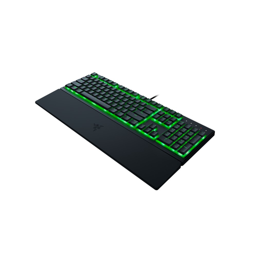 Razer Ornata V3 X wired gaming keyboard front view UK QWERTY