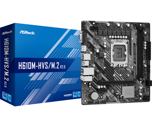 ASRock H610M-HVS/M.2 R2.0 Micro ATX LGA1700 Motherboard