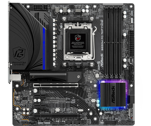 ASRock B650M PG RIPTIDE Micro ATX AM5 Motherboard