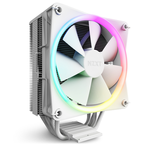 NZXT T120 RGB, Air cooler, 12 cm, 500 RPM, 1800 RPM, White