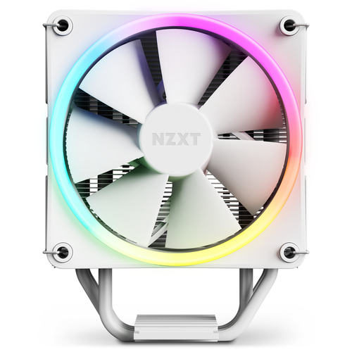 NZXT T120 RGB, Air cooler, 12 cm, 500 RPM, 1800 RPM, White