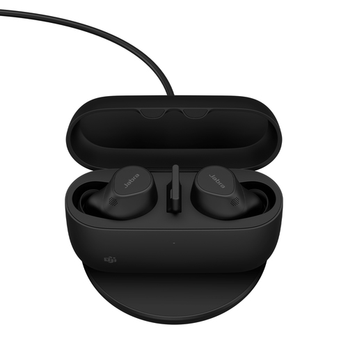 Jabra Evolve2 Buds USB-A, True Wireless Stereo (TWS), Headset/Earbuds, Black