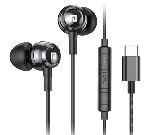 JLC Z40 Type C, Wired, Headset/Earphones, Black