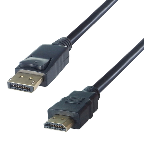 Connekt Gear 26-6210 1m DisplayPort to HDMI Connector Cable front view - VDEL-003