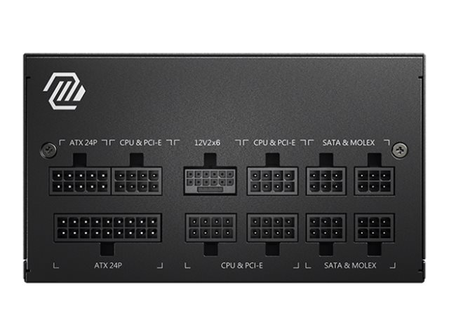 MSI (MAG A850GL PCIE5), 850 W, 100 - 240 V, 47 - 63 Hz, 8 A, 4 A, Power Supply