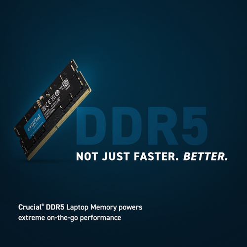 Crucial CT16G56C46S5 16GB DDR5 5600MHz SODIMM Laptop Memory