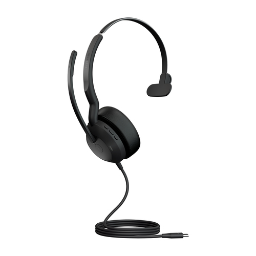 Jabra (25089-899-899) Evolve2 50 USB-C MS Mono, Wired, 20 - 20000 Hz, Headset/Headphone, Black