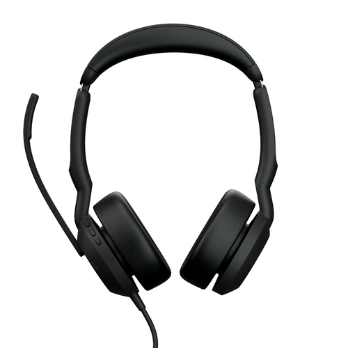 Jabra Evolve2 50 USB-A Stereo, Wired, 20 - 20000 Hz, Headset/Headphones, Black