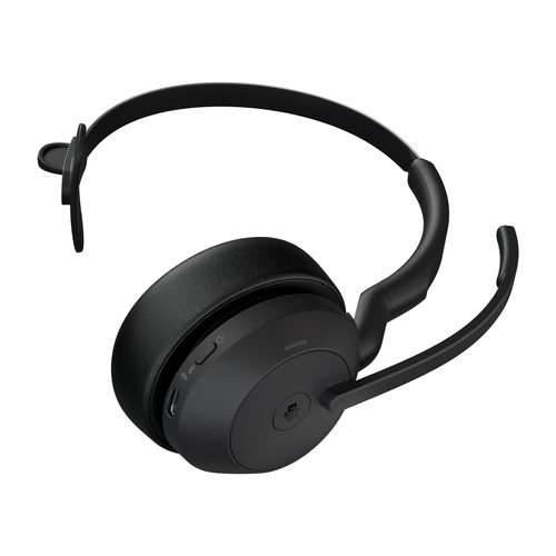 Jabra Evolve2 55 Link380c Mono, Wireless, 20 - 20000 Hz, Headset/Headphones, Black
