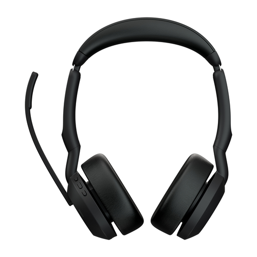Jabra Evolve2 55 Link380a Stereo, Wireless, 20 - 20000 Hz, Headset/Headphones, Black