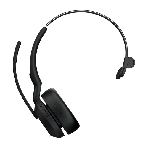Jabra Evolve2 55 Link380c Mono, Wireless, 20 - 20000 Hz, Headset/Headphones, Black