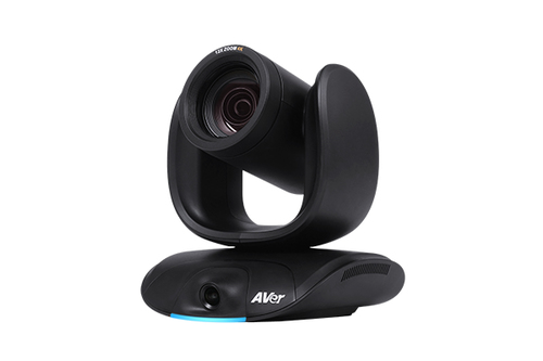 Professional PTZ webcam with 85° wide-angle AI lens for corporate and classroom use