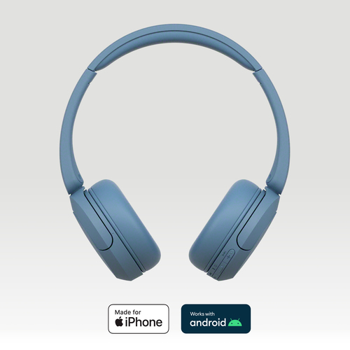 Sony WH-CH520, Wireless, Headset/Headphone, Blue