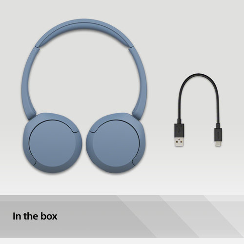 Sony WH-CH520, Wireless, Headset/Headphone, Blue