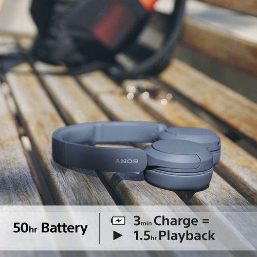 Sony WH-CH520, Wireless, Headset/Headphone, Blue