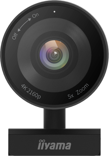 iiyama UC-CAM10PRO-1 4K USB Webcam with 8.46MP sensor and 5x digital zoom