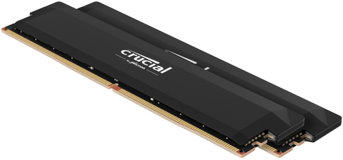 Crucial Pro CP2K32G60C40U5B, 64 GB, 2 x 32 GB, DDR5, 6000 MHz, 288-pin DIMM RAM