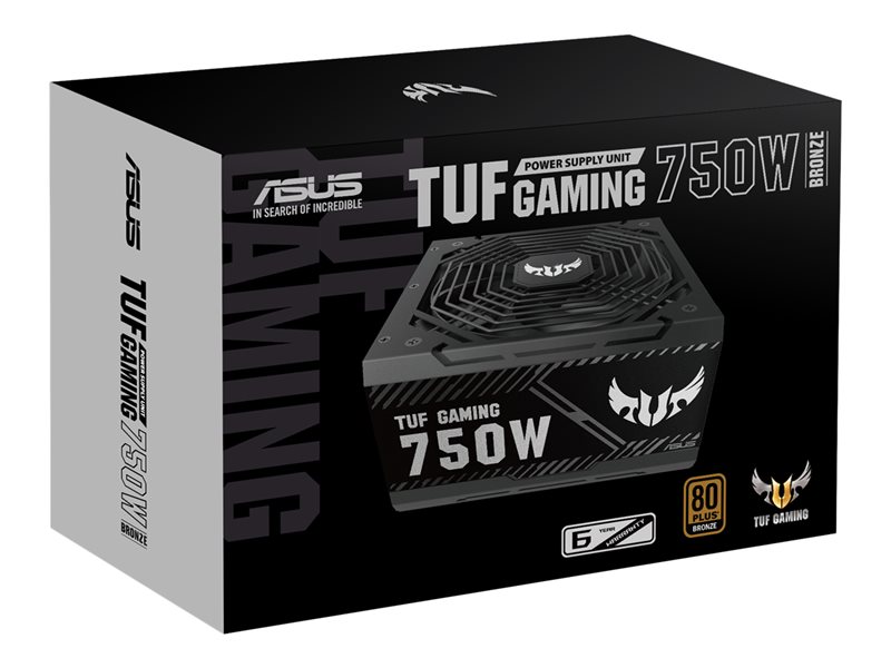 ASUS TUF 750B, 750 W, 100 - 240 V, ATX, Gaming Power Supply