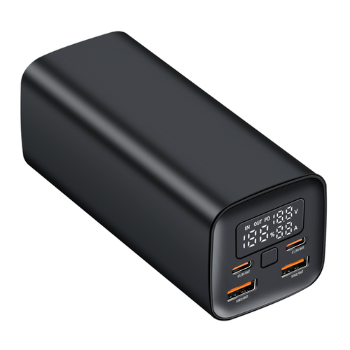 LogiLink PA0350, 20000 mAh, Lithium Polymer, , 65W, Black Power Bank