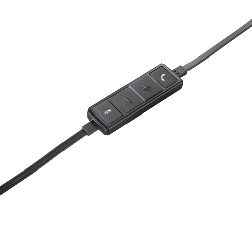 Logitech USB Stereo H650e, Wired, 50 - 10000 Hz Headset/Headphones, Black