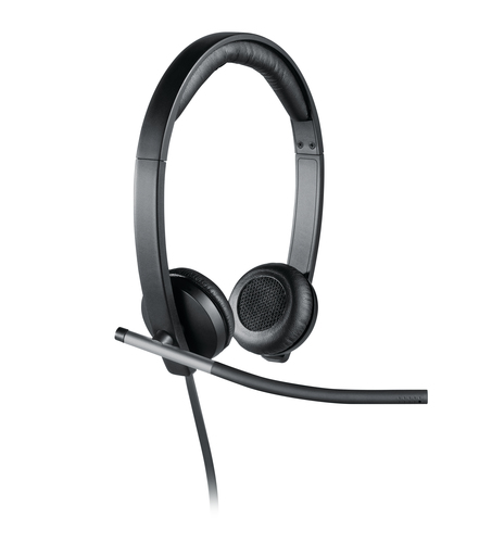 Logitech USB Stereo H650e, Wired, 50 - 10000 Hz Headset/Headphones, Black