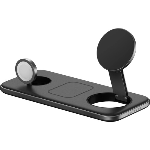 Satechi Qi2 Trio wireless charger photo with Qi fast charging support