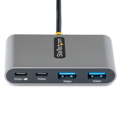 StarTech.com 4-Port USB-C Hub with 100W Power Delivery